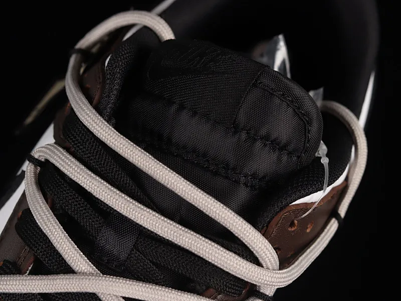 All Categories Nk SB Dunk Series Nk SB Dunk Low Low-top sneakers Nk Dunk Low Black Smiley Customized version of deconstructed strap casual sneakers DJ6188-002